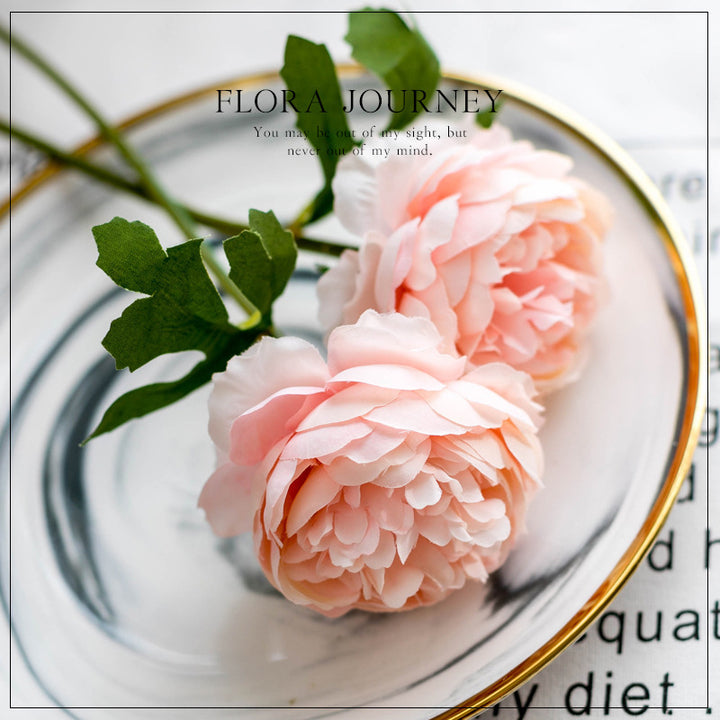 Elegant Decorative Faux Flower Stem