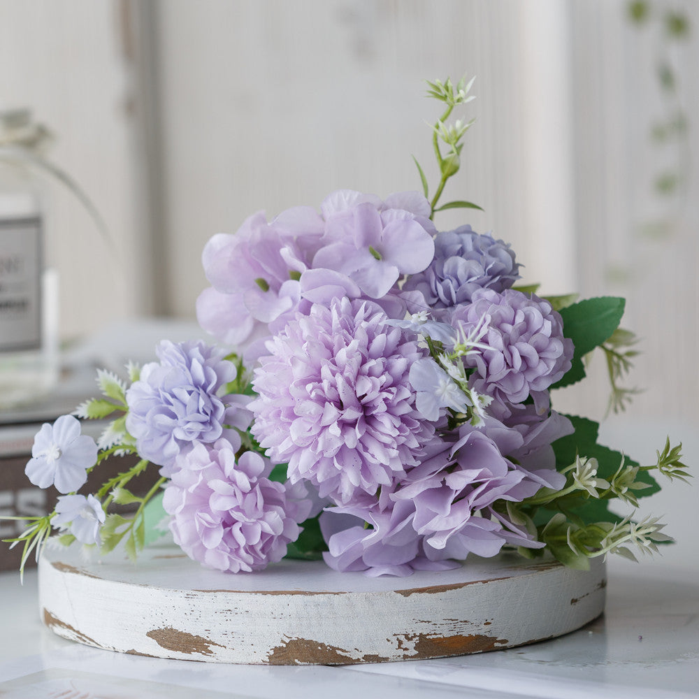 Lifelike Lavender Floral Arrangement