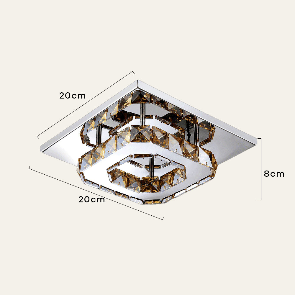 Crystal LED Recessed Ceiling Lamp Noxord
