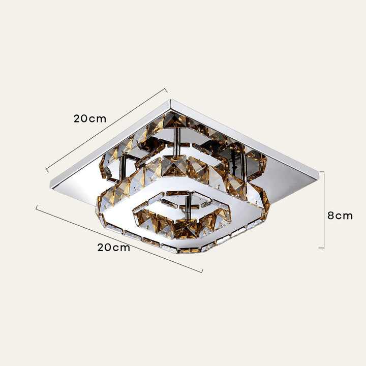 Crystal LED Recessed Ceiling Lamp Noxord