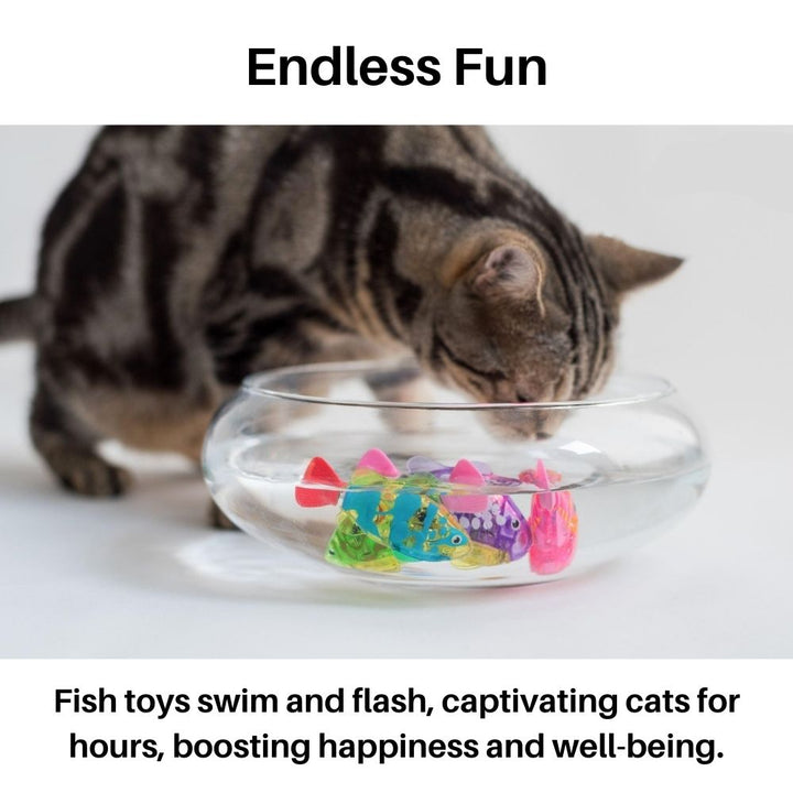 Noxord | AquaPret Interactive Cat Toy – Moving Fish with Lighting