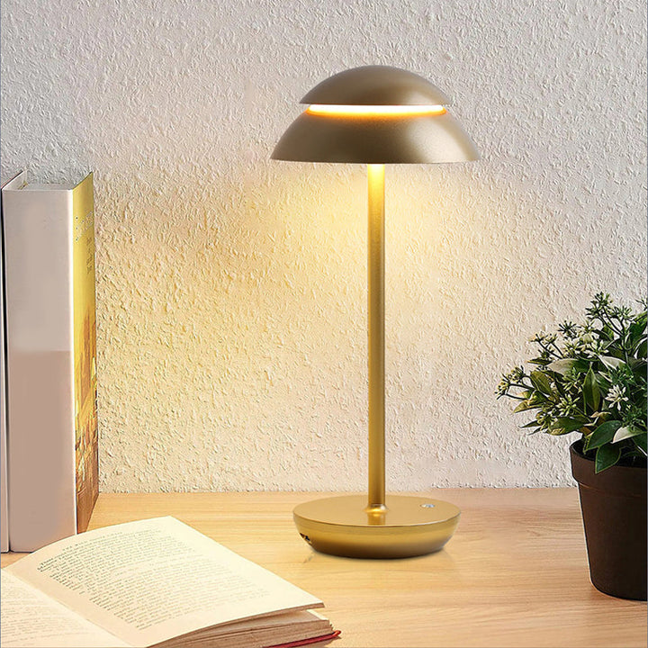 Modern Double Dome LED Accent Table Lamp Touch on/off | Kalsten