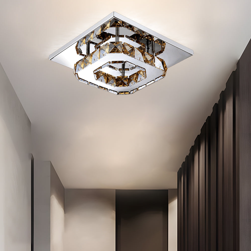 Kalsten | Ceiling Light Crystal LED Modern Flush Fixture