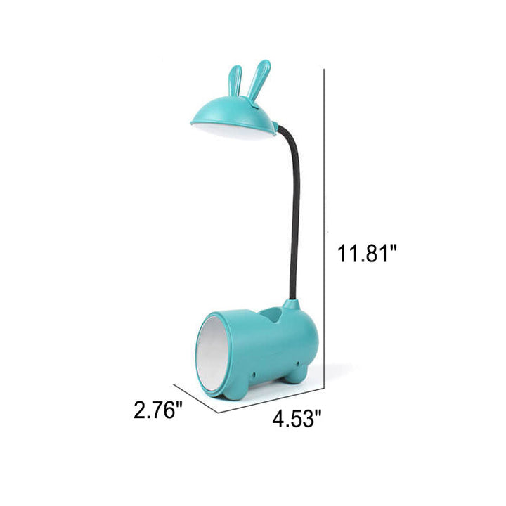 Kalsten | LumoBun Table Lamp – Cute LED Desk Lamp with Pen Holder and USB Connection
