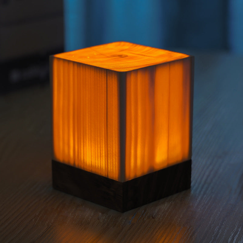 Stylish LED Table Lamp - WoodGlow | Kalsten