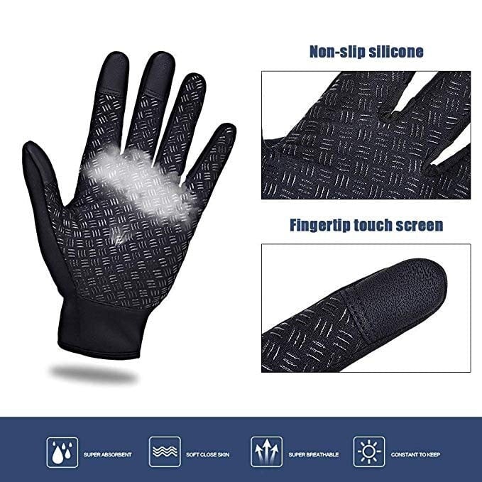 Kalsten | HeatGripX Windproof Thermal Slip Cold Weather Gloves