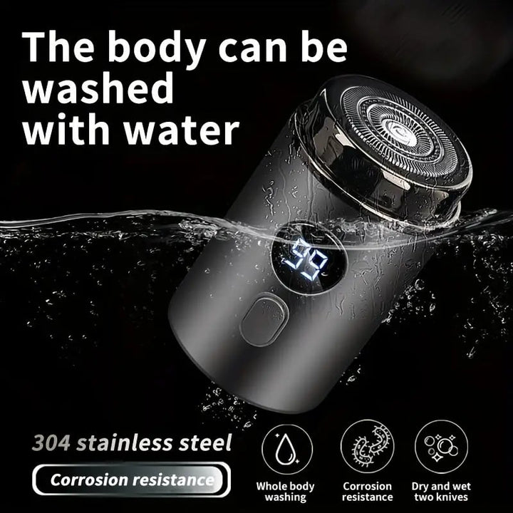 Noxord | Mini Electric Razor — Portable waterproof grooming device with 15 blades