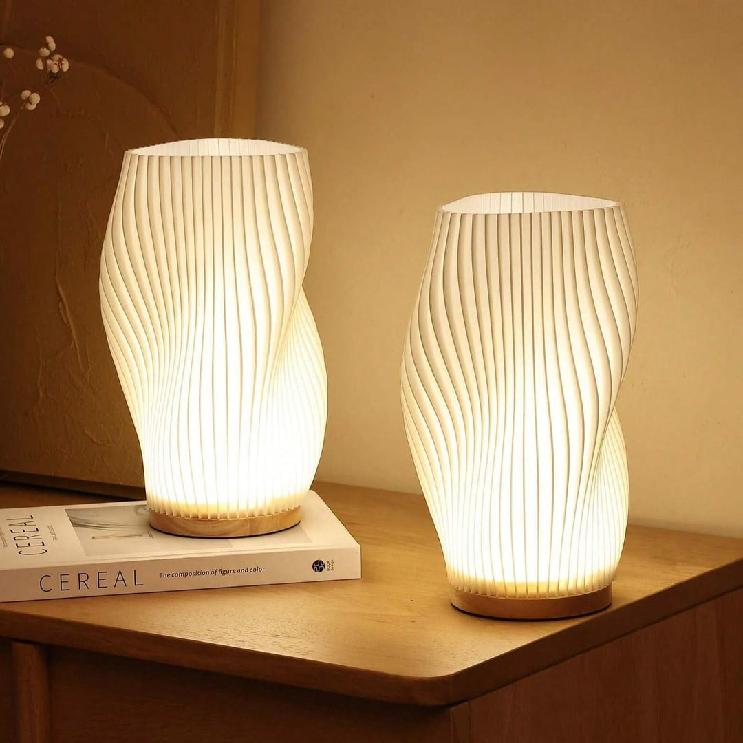 Wavecrest Lamp – Sleek USB-Powered Dimmable Table Lamp | Noxord
