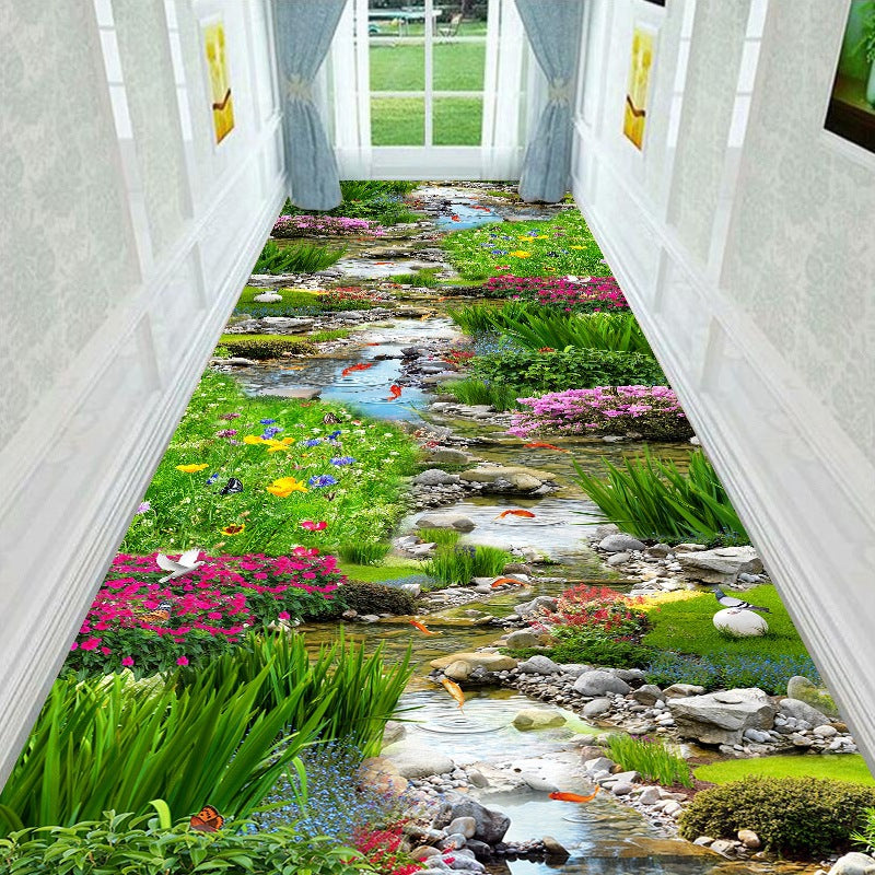Decorative 3D Water Style Area Rug Kalsten