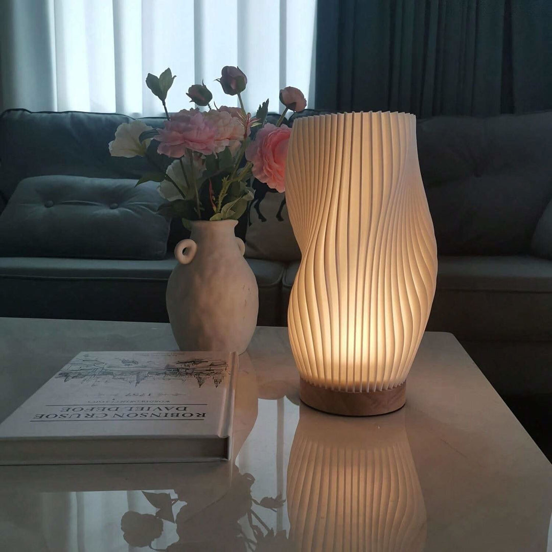 Wavecrest Lamp – Sleek USB-Powered Dimmable Table Lamp | Noxord