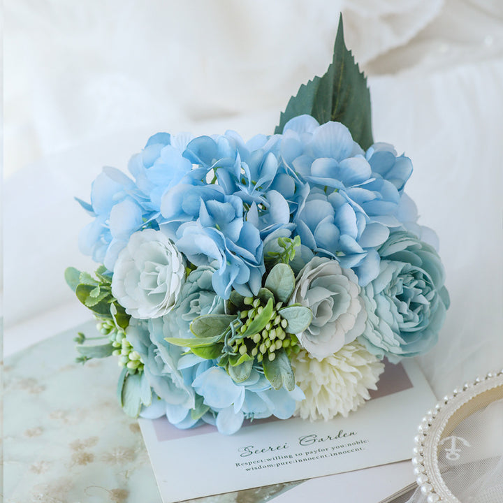 Charming Lifelike Floral Bouquet