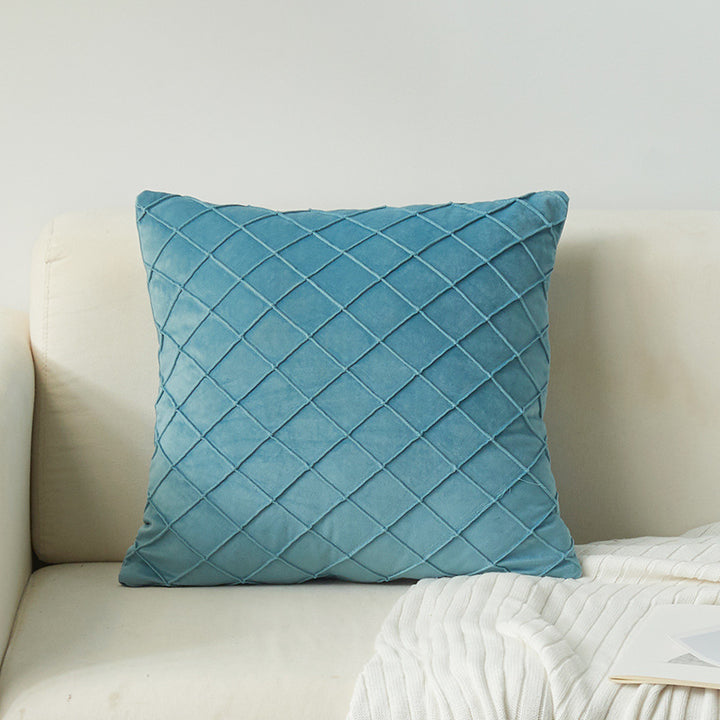 Textured Diamond Pattern Decorative Pillow