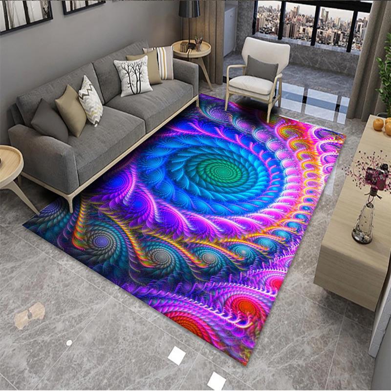 Geometric Pattern Area Rug Kalsten