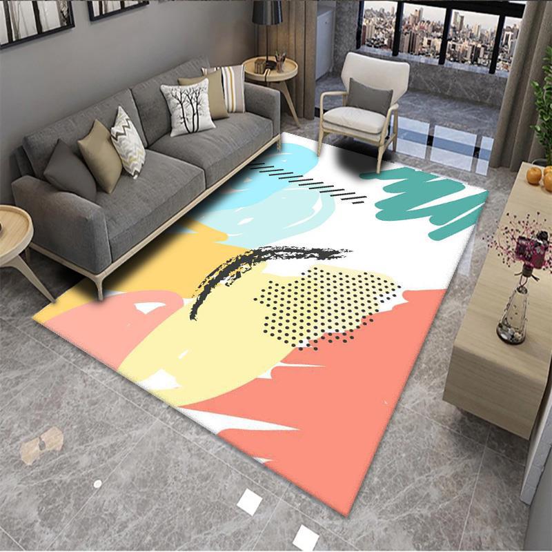 Geometric Pattern Area Rug Kalsten