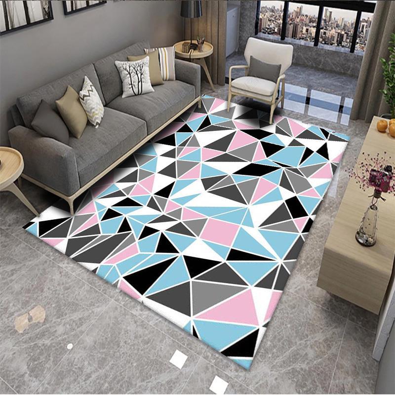Geometric Pattern Area Rug Kalsten