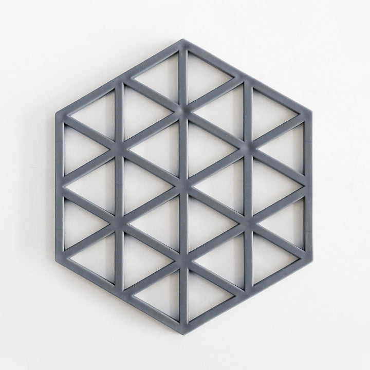 Unisex Silicone Coaster with Geometric Design Kalsten