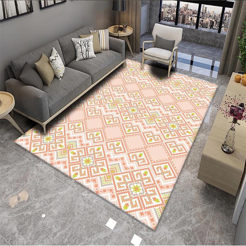 Geometric Pattern Area Rug Kalsten