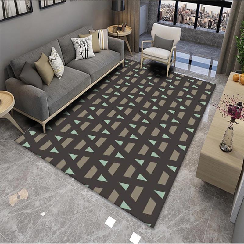 Geometric Pattern Area Rug Kalsten