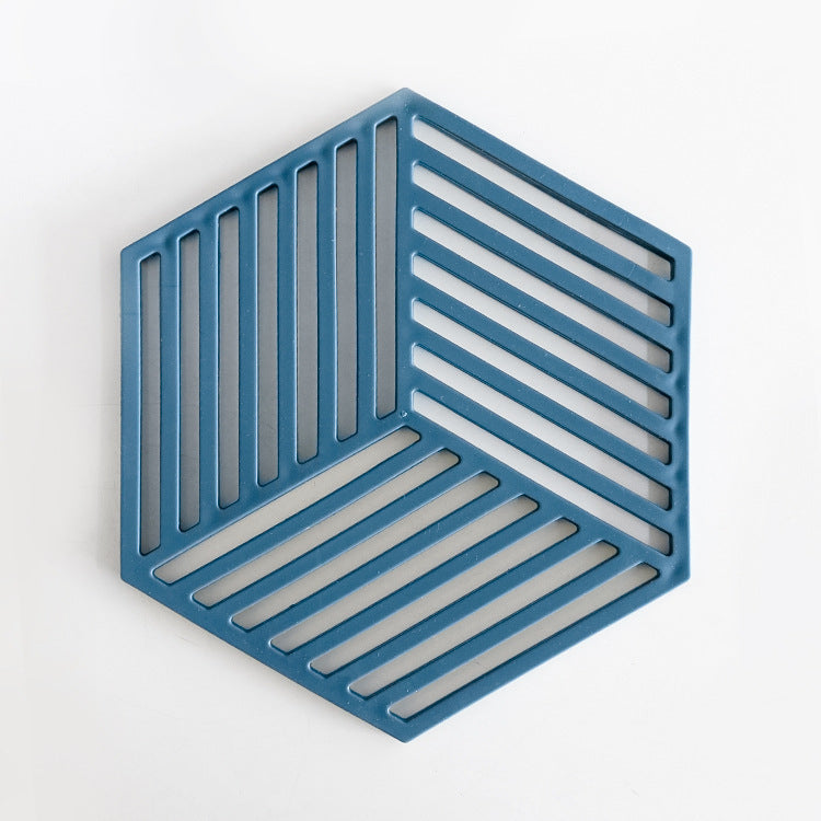 Unisex Silicone Coaster with Geometric Design Kalsten