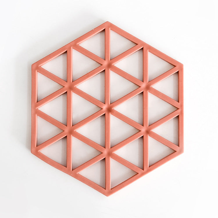 Unisex Silicone Coaster with Geometric Design Kalsten