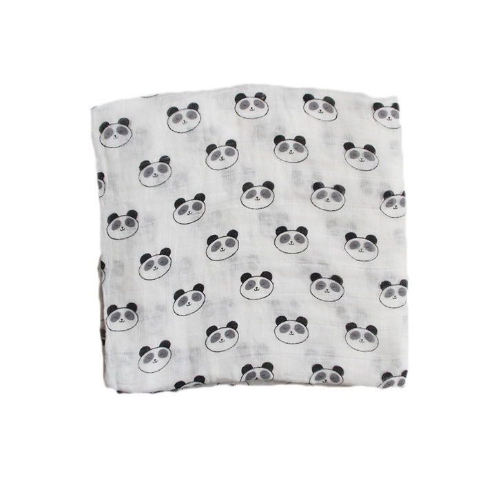 Cotton Muslin Baby Blanket with Heart Pattern kalsten