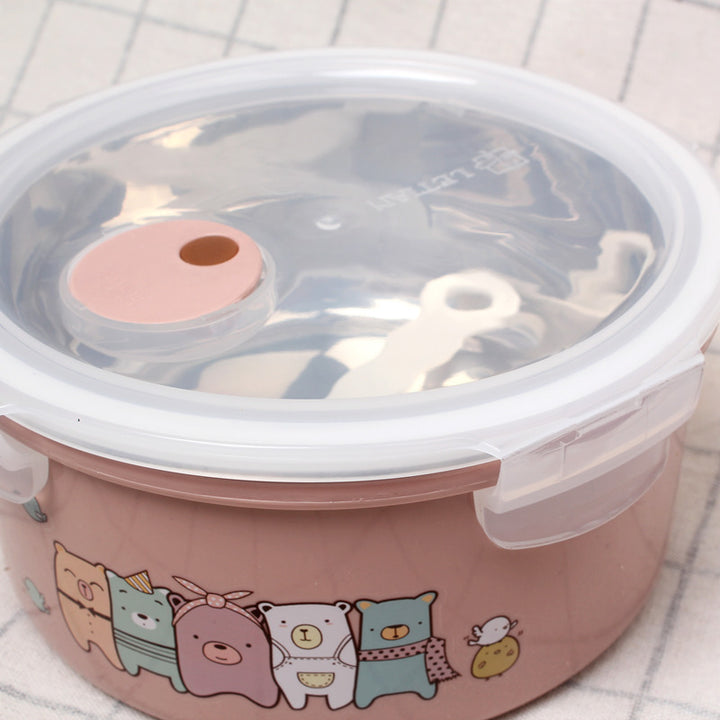Animal-Themed BPA-Free Food Storage Containers Set