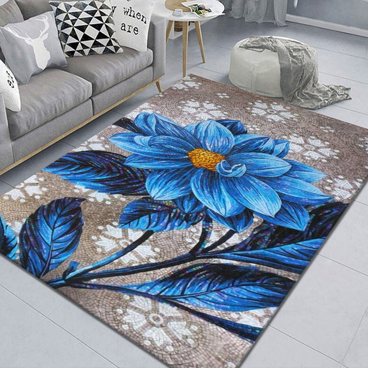 Floral Design Area Rug Kalsten
