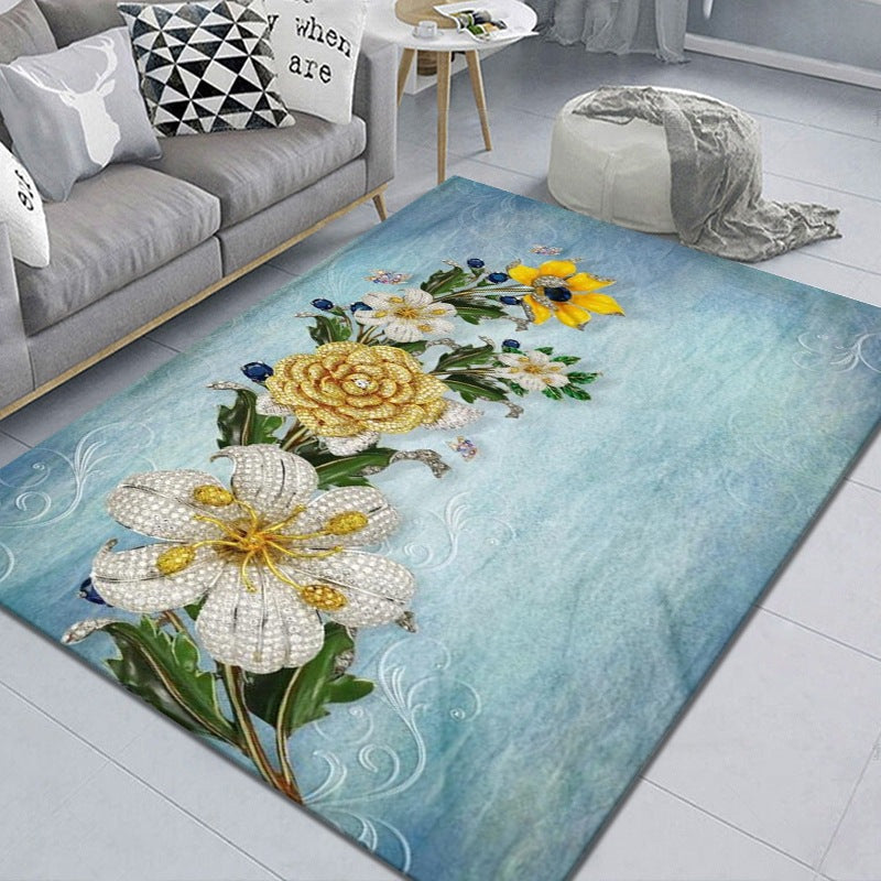 Floral Design Area Rug Kalsten