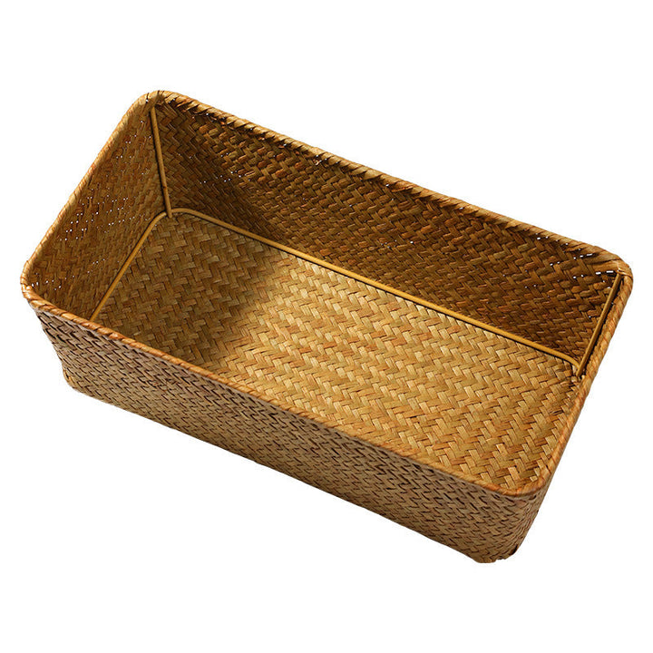 Rectangular Handwoven Storage Tray Kalsten