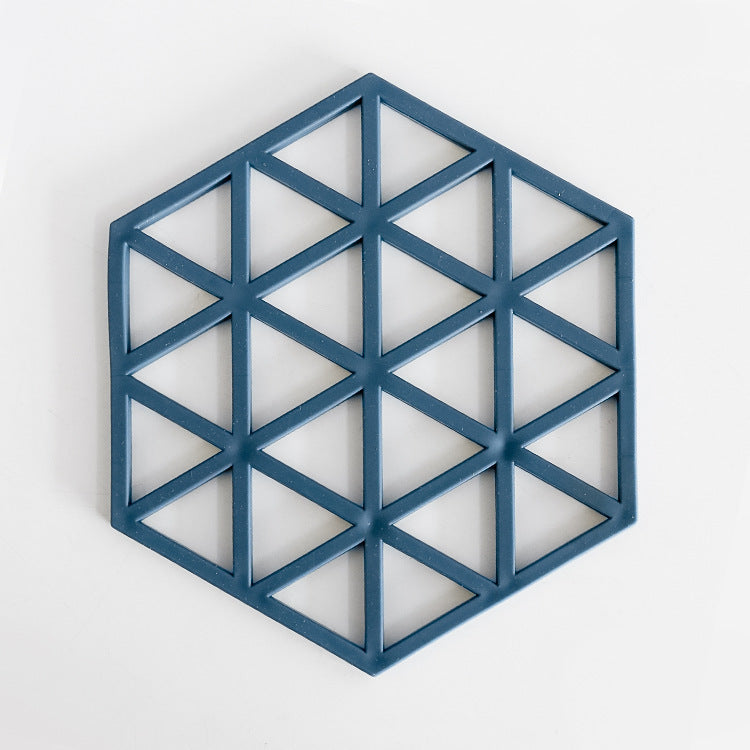 Unisex Silicone Coaster with Geometric Design Kalsten