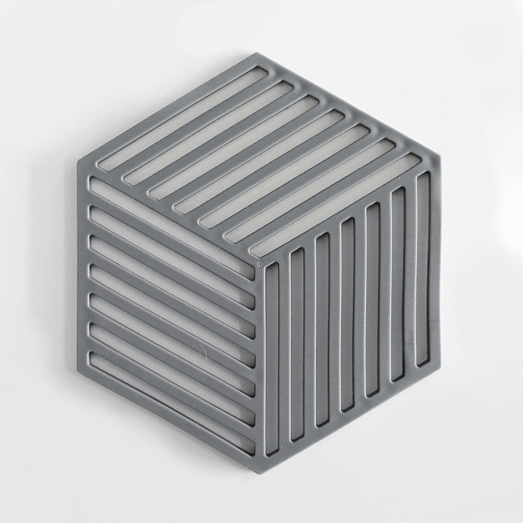 Unisex Silicone Coaster with Geometric Design Kalsten