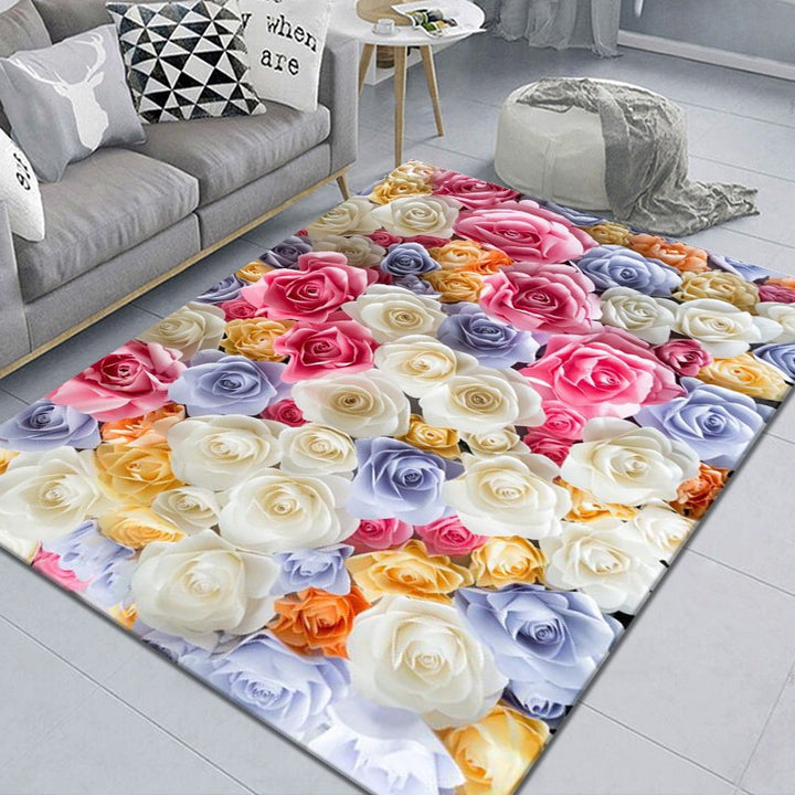 Floral Design Area Rug Kalsten