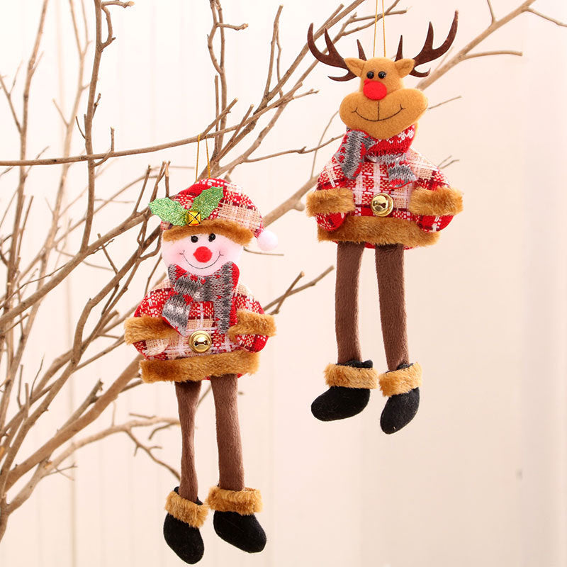 Festive Plush Bear Ornament Kalsten