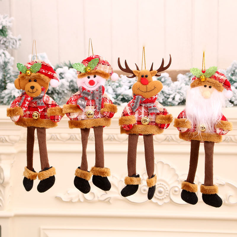 Festive Plush Bear Ornament Kalsten