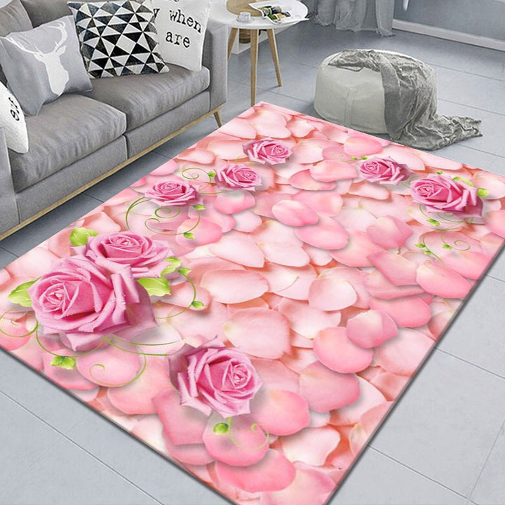 Floral Design Area Rug Kalsten