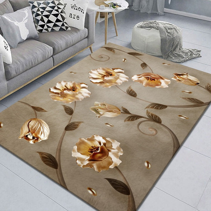 Floral Design Area Rug Kalsten