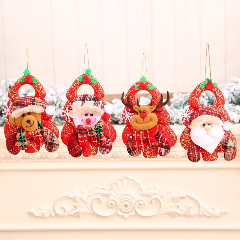Plush Santa Character Hanging Ornament Kalsten