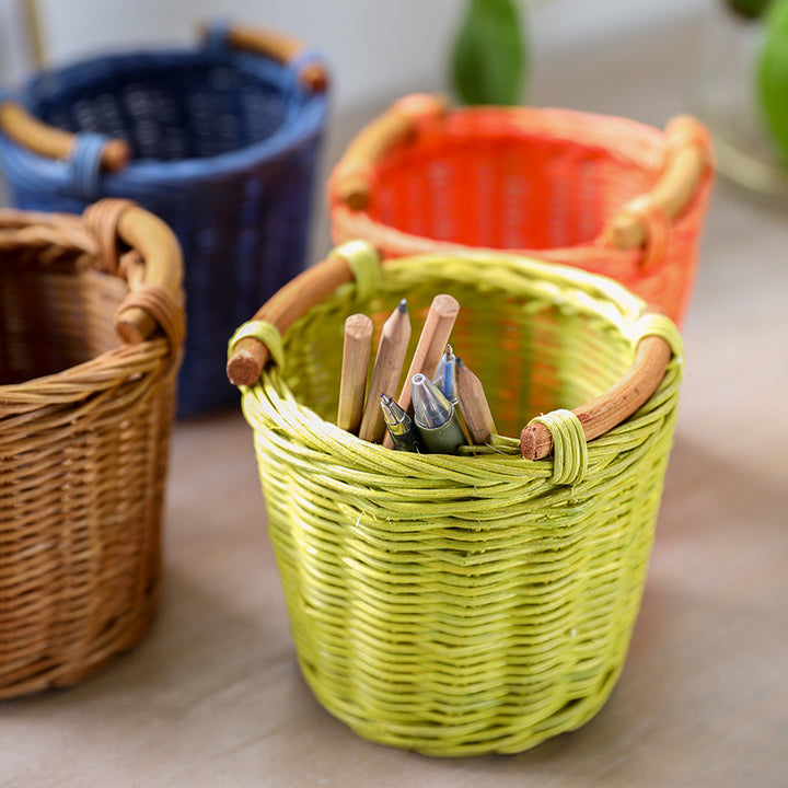 Unisex Decorative Plant Basket with Ergonomic Handles Kalsten