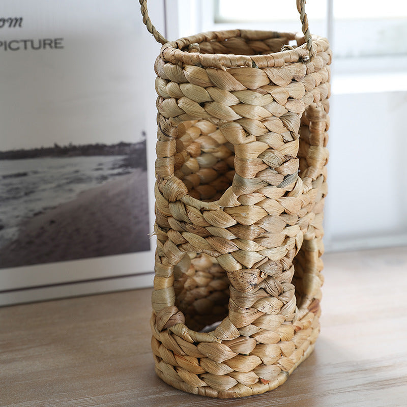 Versatile Hanging Woven Storage Basket Kalsten