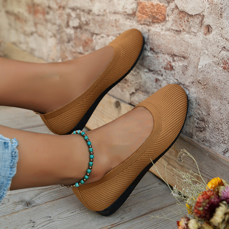 Kalsten 丨 Women's Round Toe Bean Shoes