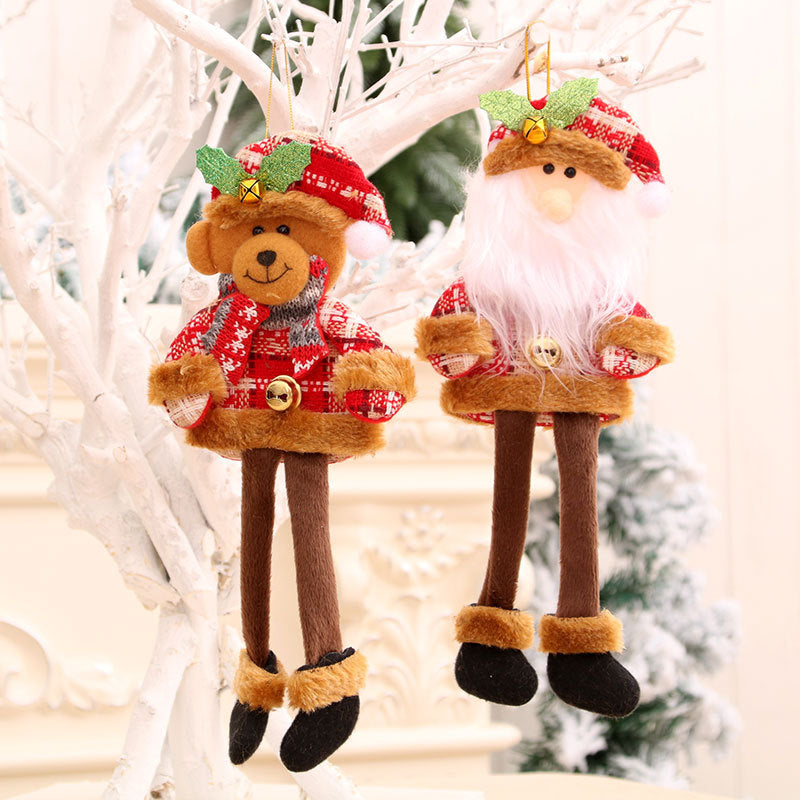 Festive Plush Bear Ornament Kalsten