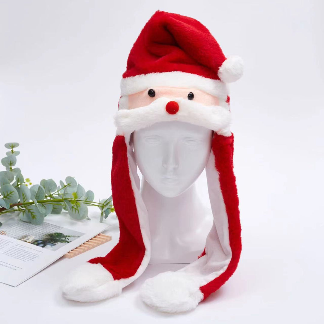Kalsten 丨 Women's Cute Fluffy Plush Hat Movable Ears
