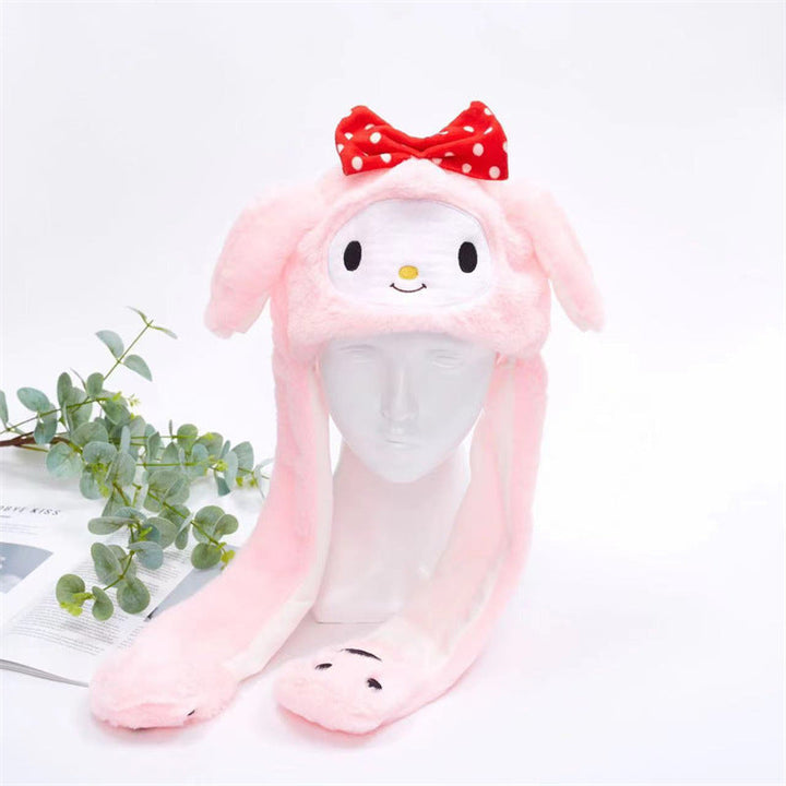 Kalsten 丨 Women's Cute Fluffy Plush Hat Movable Ears