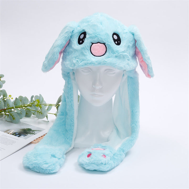 Kalsten 丨 Women's Cute Fluffy Plush Hat Movable Ears
