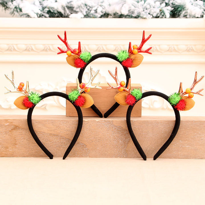 Festive Holiday Antler Headband Kalsten