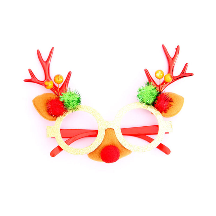 Fun Holiday-Themed Reindeer Glasses Kalsten