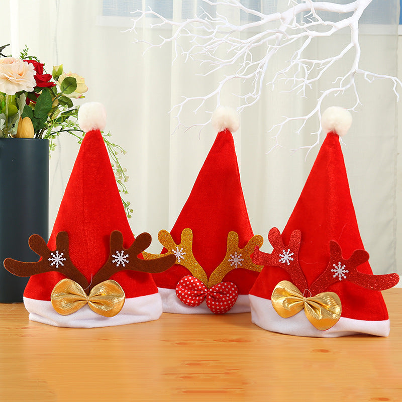 Christmas hat with reindeer ears and glitter details Kalsten