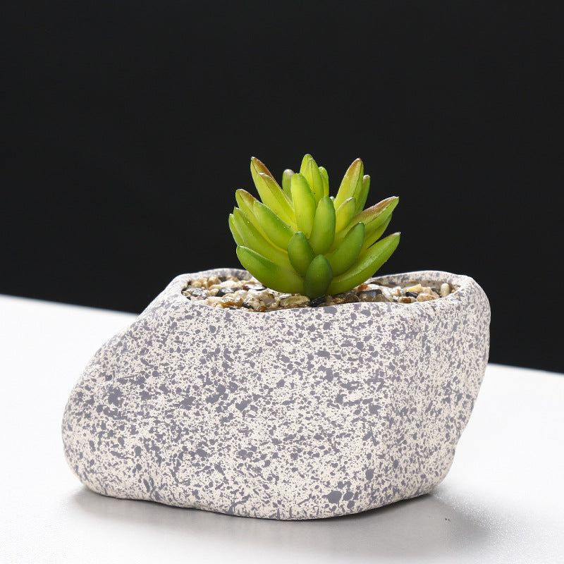 Creative Stone-Shaped Succulent Planter Kalsten