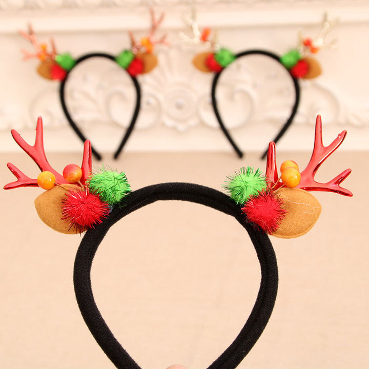 Festive Holiday Antler Headband Kalsten