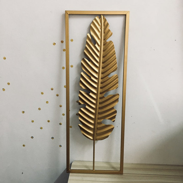 Elegant Decorative Feather Wall Art Kalsten